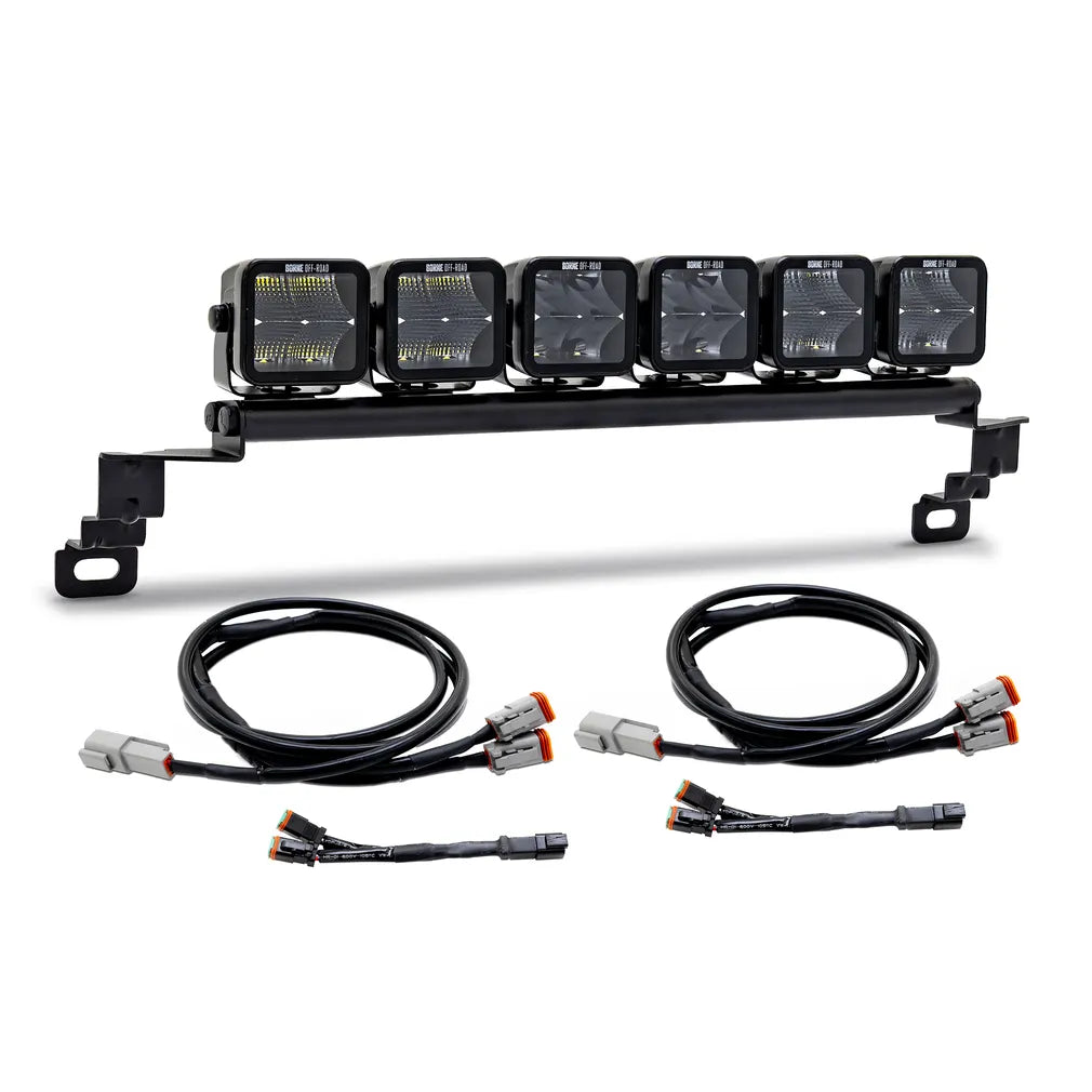 Borne Off-Road 2021+ Ford Bronco Direct Fit Light Pods - Standard Bumper - Kit of 6 - Up