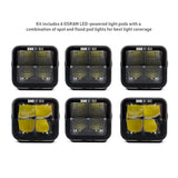 Borne Off-Road 2021+ Ford Bronco Direct Fit Light Pods - Standard Bumper - Kit of 6 - Up