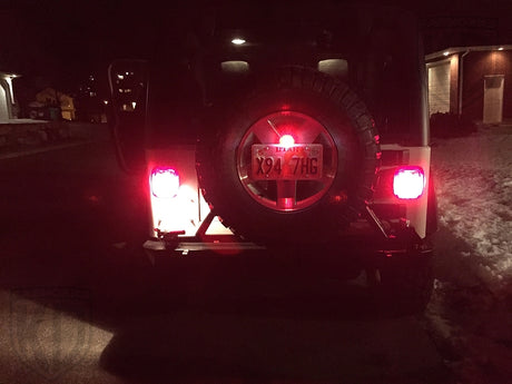 KD Fabworks Spare Tire Carrier License Plate Mount