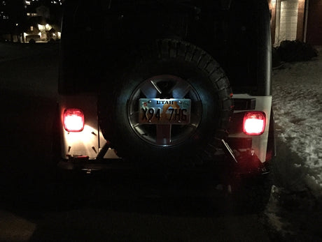KD Fabworks Spare Tire Carrier License Plate Mount