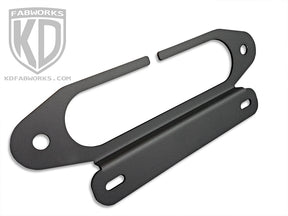 KD Fabworks License Plate Mount for Hawse Fairleads