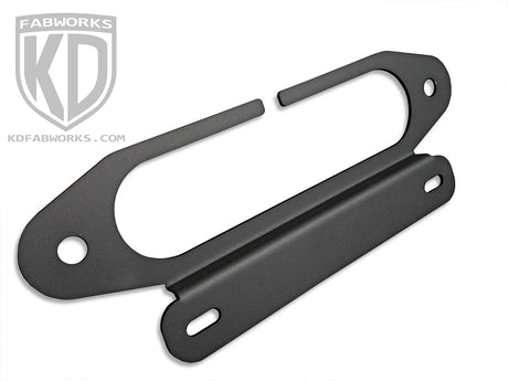 KD Fabworks License Plate Mount for Hawse Fairleads