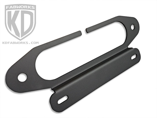 KD Fabworks License Plate Mount for Hawse Fairleads