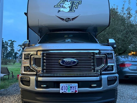 KD Fabworks 2020+ Ford Super Duty F-250/F-350 40" Rigid SR-RDS Curved Single Row Light Bar Mount