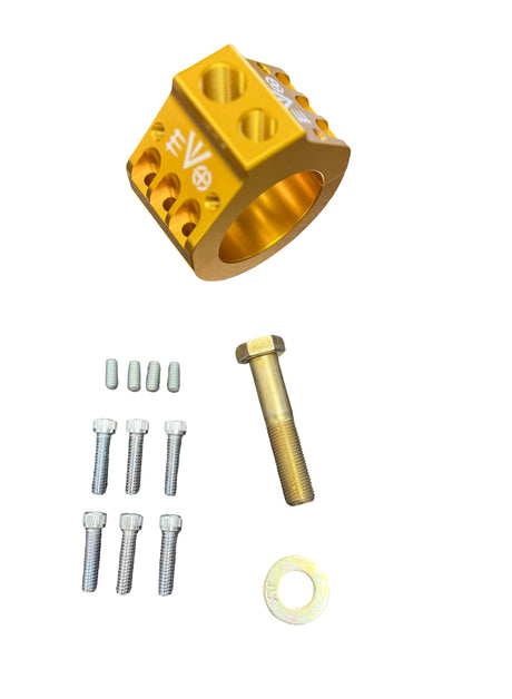 EVO MFG 2" Tie Rod Clamp, Stabilizer or Ram Gold Anodize