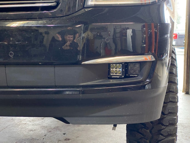 KD Fabworks 2015-2019 GM Tahoe/Yukon/Suburban Dual Light Mount