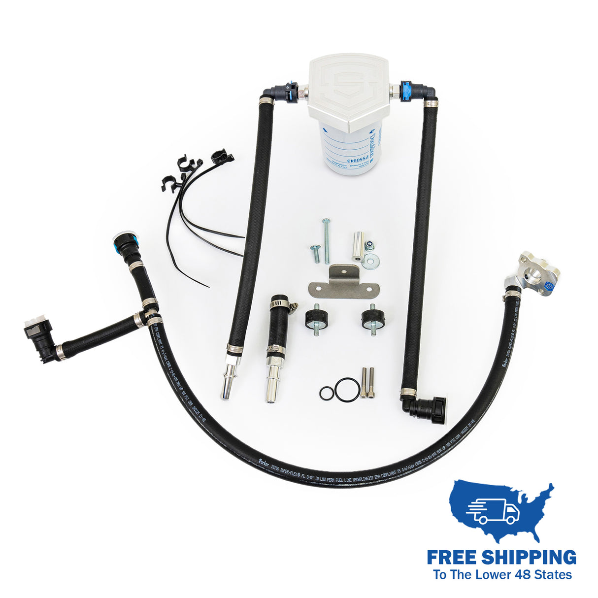 S&S Diesel Gen2.1 CP4 Disaster Prevention Bypass Kit Ford 2011-2025 6.7L Powerstroke