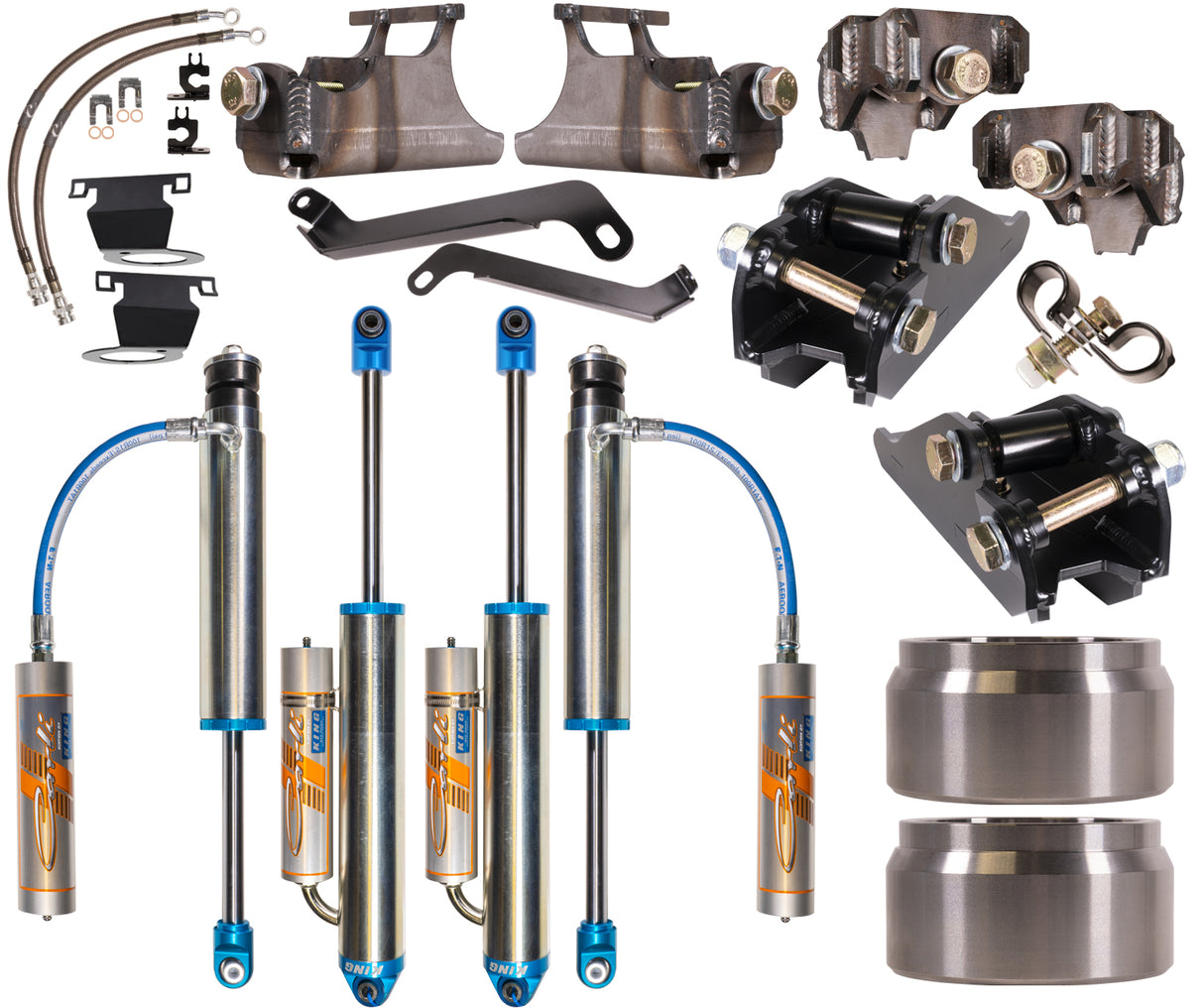 14-23 RAM 2500 4X4 HEMI/PW CARLI TUNED KING 3.0" RR FRONT & REAR SHOCK PKG 3.25" LIFT WIHT MOUNTS & HARDWARE