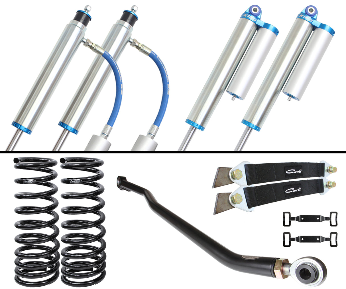 Carli Pintop 2.5 Leveling System - Base - 3in Lift - 2003-13 Ram 2500/3500 - Gas