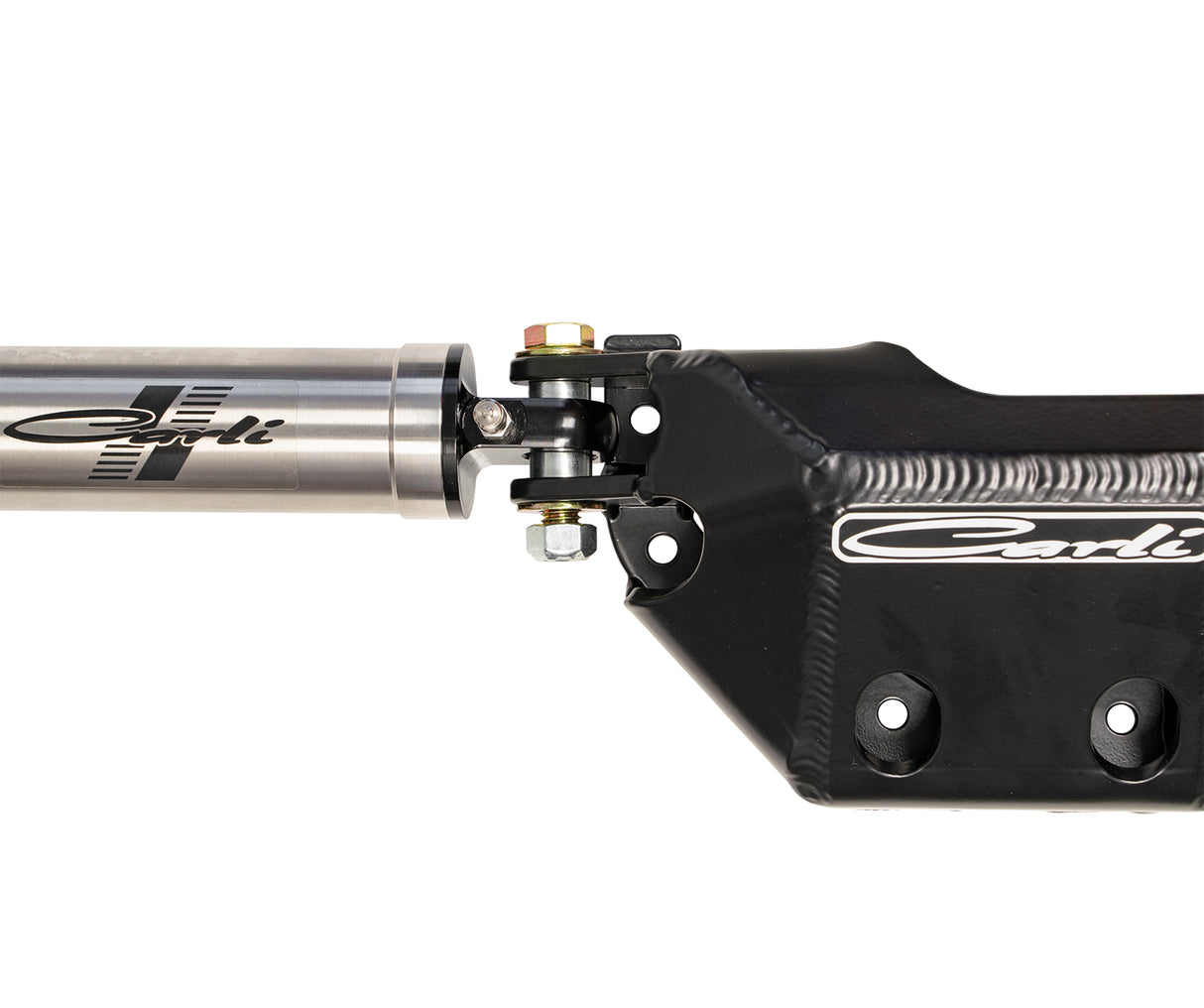 Carli 2023-2026 Ford F250/350 4X4 Low Mount Steering Stabilizer Kit - With Differential Guard