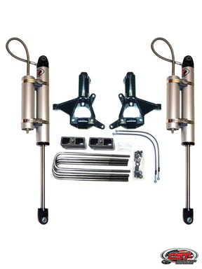 CST 3.5-5.5" Stage 3 Spindle Lift System — 07-18 GM 1500 2WD (cast-steel)