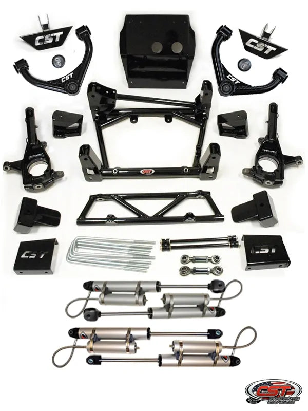 CST 6-8" Stage 6 Suspension System w/ Ball Joint UCAs — 11-19 GM HD 2500HD/3500HD