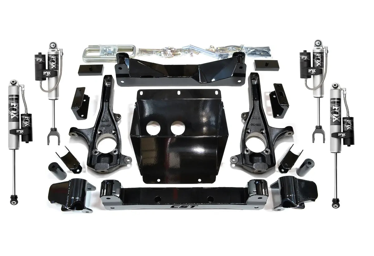 CST 4-6" STL Stage 5 Suspension System w/ Fox 2.0 Reservoir Shocks — 11-19 GM HD 2500HD/3500HD