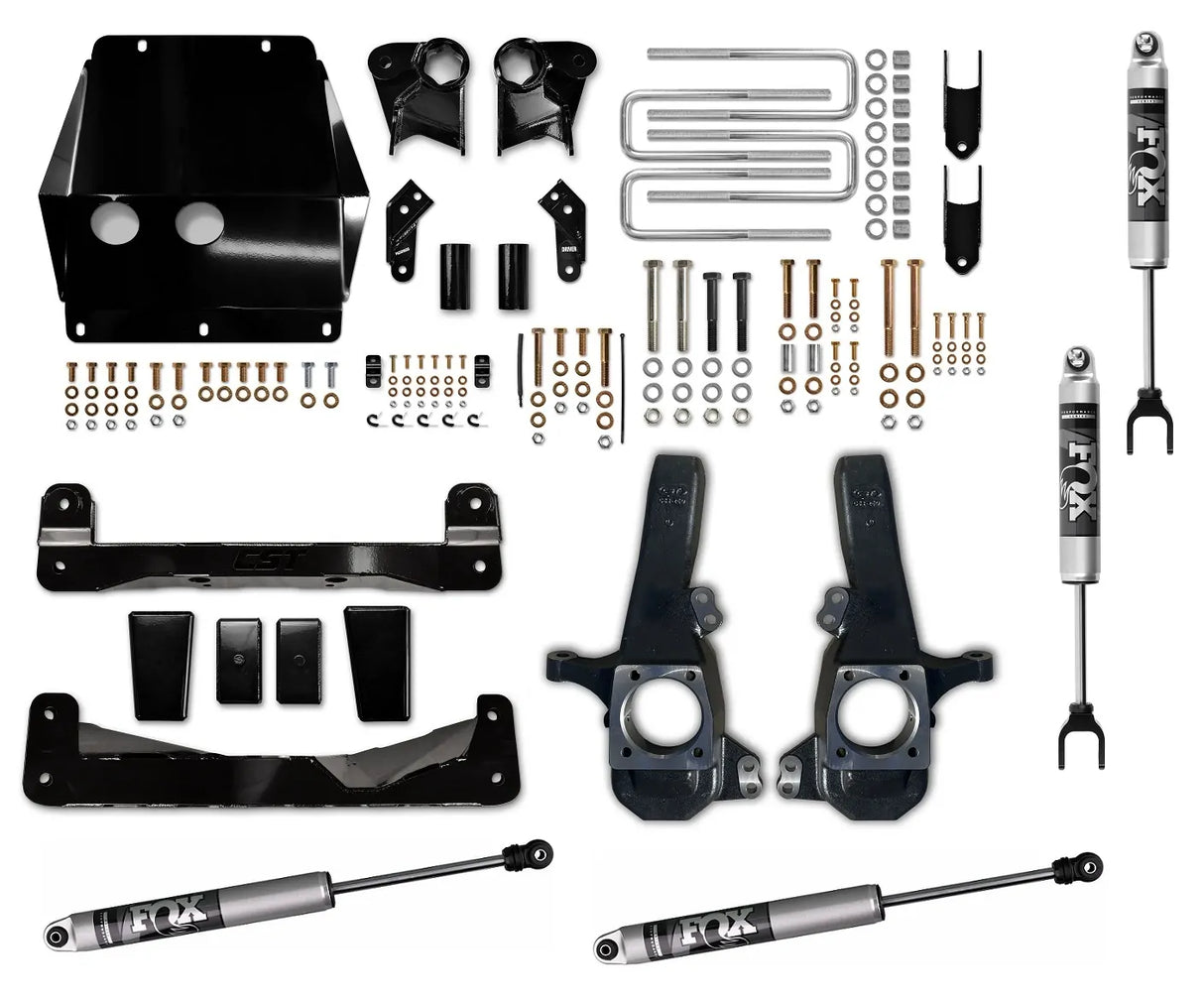 20-25 HD 3500 4″ Stage 3 Suspension System w/ FOX 2.0 IFP’s