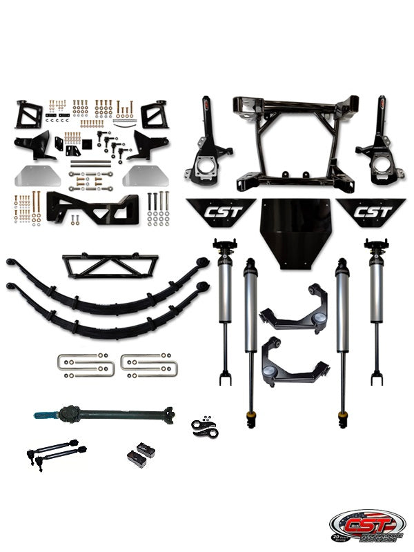 CST 10" STL Stage 2 Suspension System — 20-25 GM HD 2500HD/3500HD 4WD Diesel