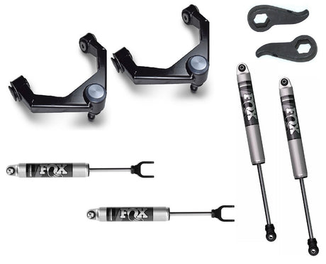 CST Stage 1 Leveling System w/ Fox 2.0 IFP Shocks — 20-25 GM HD 2500HD/3500HD