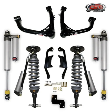 CST Stage 2 Leveling System w/ Pro-Series 2.5 Coilovers — 19-25 GM 1500 Trail Boss / AT4 4WD