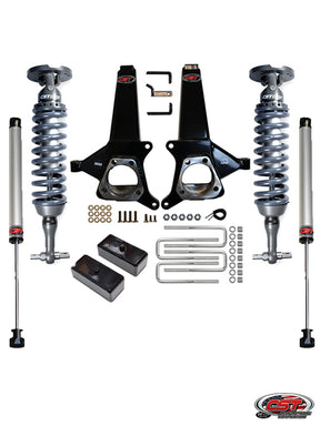 CST 6" Stage 2 Spindle/Coilover System — 19-23 GM 1500 2WD