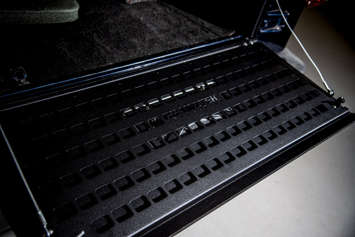 Drop Down Tailgate with Molle Rack | Jeep Wrangler YJ/TJ