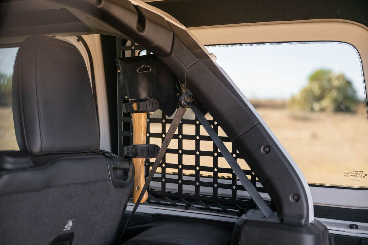 DV8 Offroad 18-25 Jeep Wrangler (JL) 4-Door Rear Window Pocketed Molle Panels