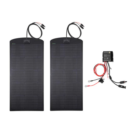 Chevrolet_Silverado_2500_3500_HD_2015-2019_Lensun_110W_Hood_Flexible_Solar_Panel-3