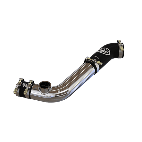 Cold Side Intercooler Pipe With Blowoff Valve Flange for Turbosmart Raceport for 2020-2024 Ford Explorer ST, Lincoln Aviator 3.0L