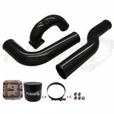 Pusher 3.5" MEGA Intake System with 3.5" Passenger Side Intercooler Tube for 2003-2007 Dodge Cummins