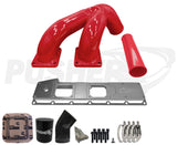 Pusher 3.5" MEGA Twin Intake System 1994-1998 Dodge Cummins 12v