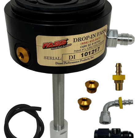 FASS Fuel Systems Drop-In Series Diesel Fuel System for 3406E, C10, C11, C12, C13, C15, C16, C18 Caterpillar (DIFSCAT1001)