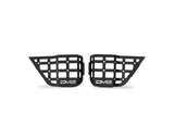 DV8 Offroad 11-18 Jeep Wrangler JK 4 Door Only Rear Door Pocket Molle Panels - Black