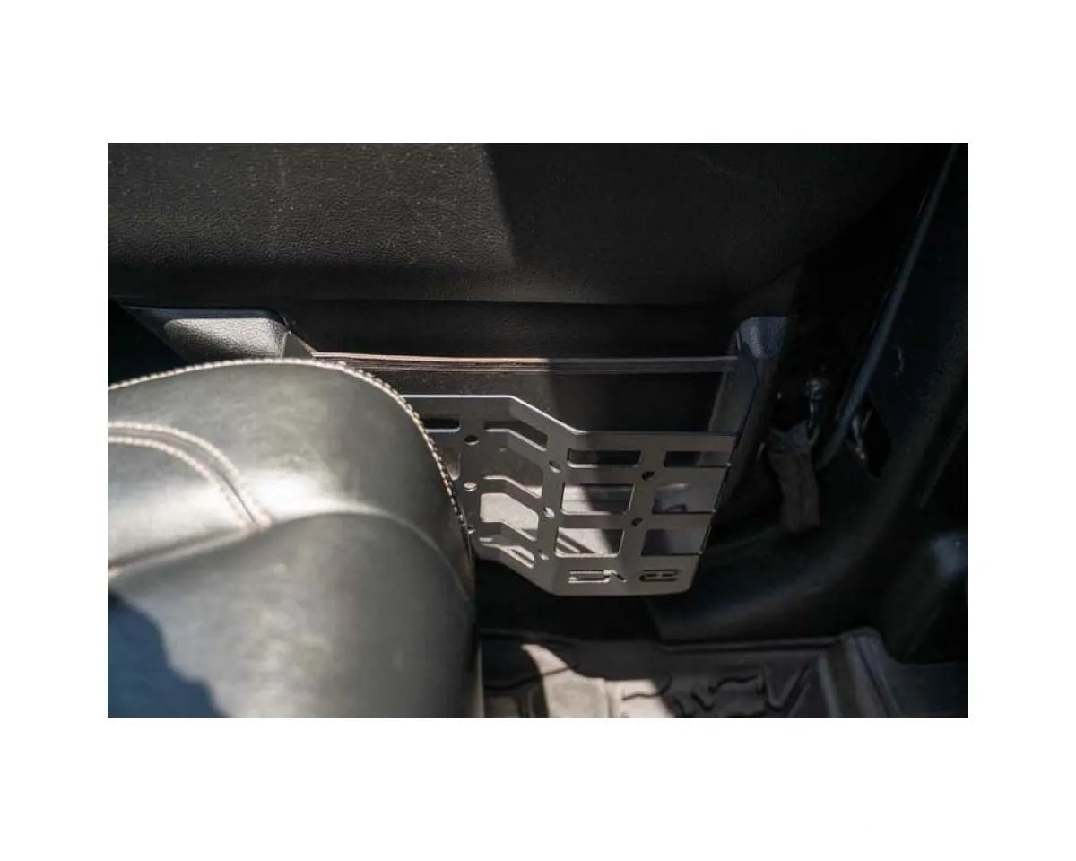 DV8 Offroad 11-18 Jeep Wrangler JK 4 Door Only Rear Door Pocket Molle Panels - Black