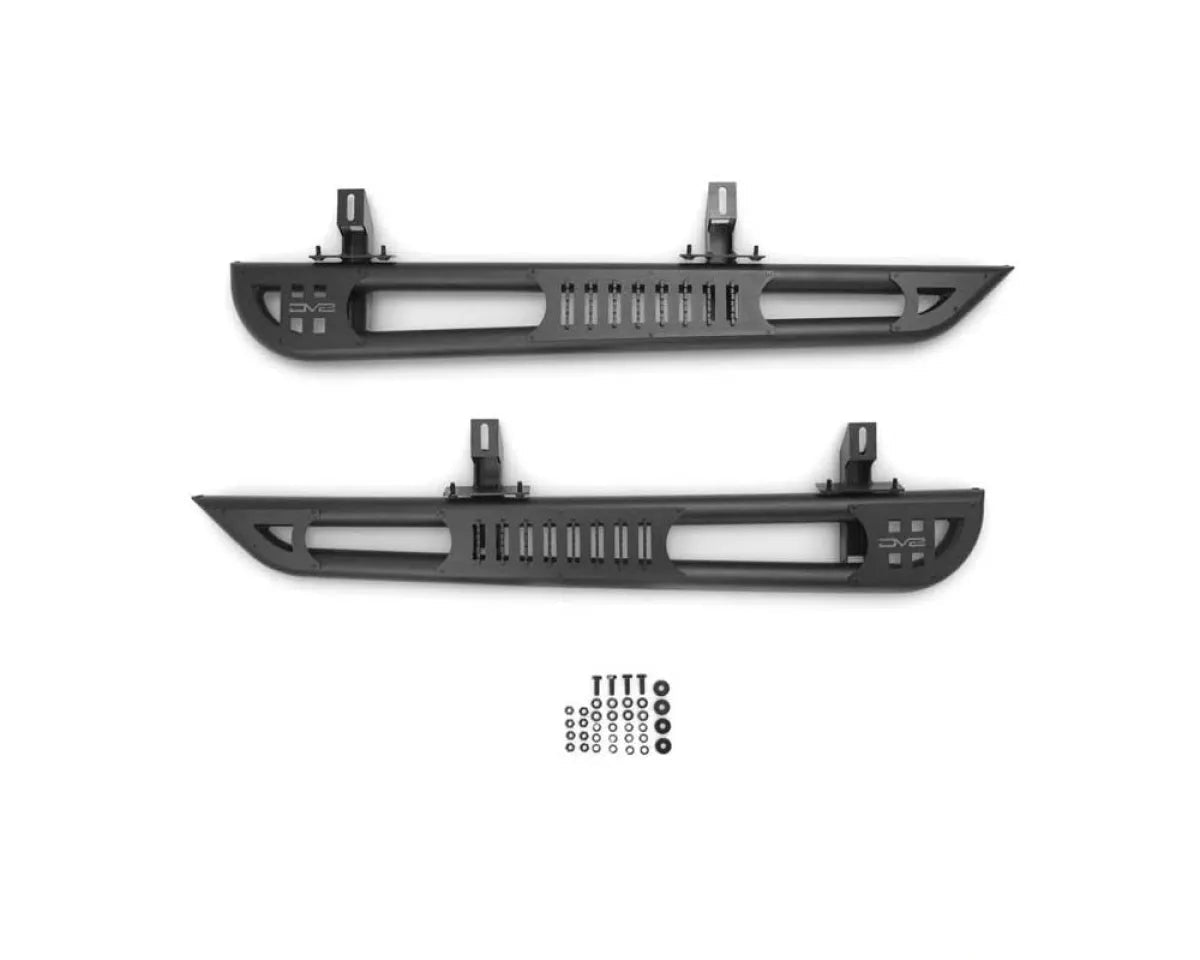 DV8 Offroad 07-18 Jeep Wrangler JK 2 Door Body/Pinch Weld Mounted Side Steps