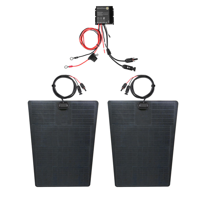Dodge Grand Caravan 4th Gen (2008-2020) Lensun 100W Hood Flexible Solar Panel