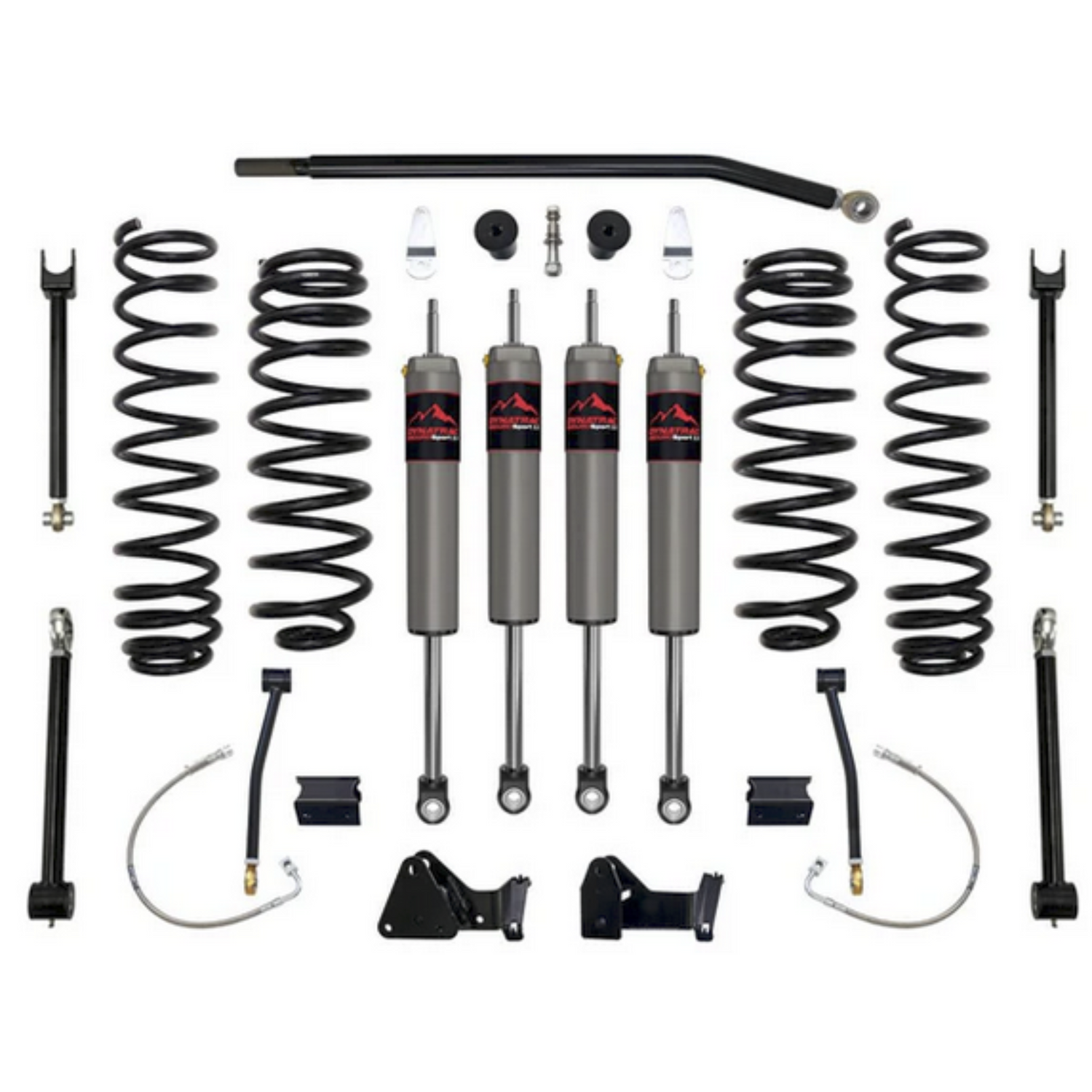 Dynatrac EnduroSport® 4.5" Suspension Lift Kit System 3, JK45-1X5310-L3, 2007-2018 Jeep Wrangler JK