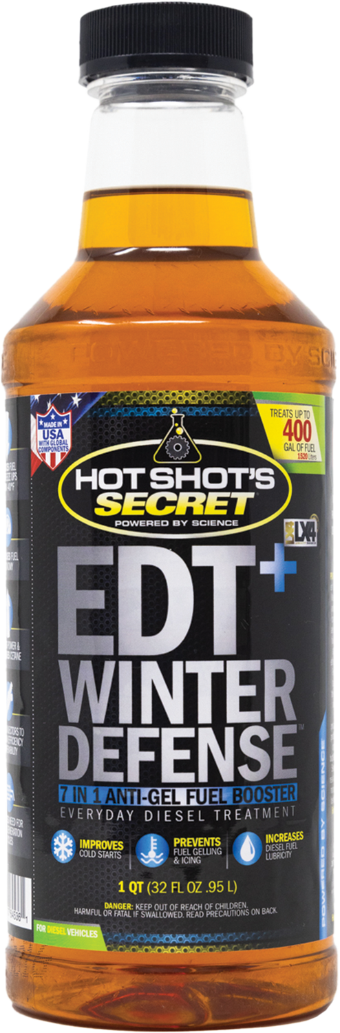 Hot Shot's Secret EDT+WINTER DEFENSE Anti-Gel Fuel Booster - 32 OZ
