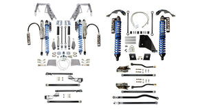 EVO MFG 2020-2024 Jeep Gladiator JT (DIESEL) KING Front Double Throw Down Rear 2.5 Inch KING Coilover Bypass LONG ARM PRO PLUS
