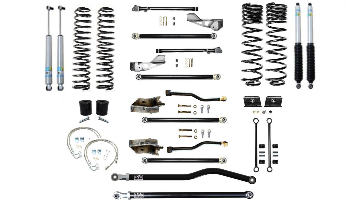 EVO MFG 2020-2024 Jeep Gladiator JT 2.5" DIESEL LONG ARM LIFT KIT SUSPENSION SYSTEMS