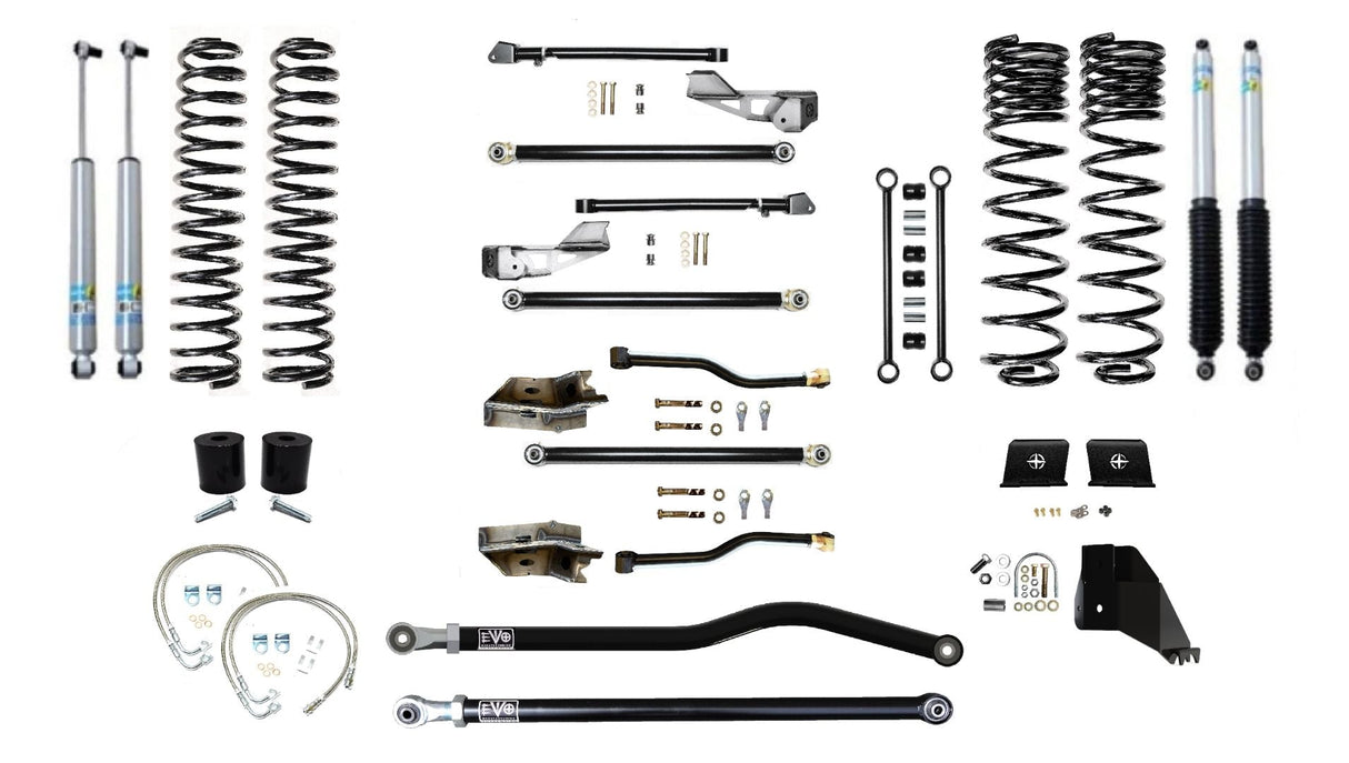 EVO MFG 2020-2024 Jeep Gladiator JT 4.5" DIESEL LONG ARM LIFT KIT SUSPENSION SYSTEMS