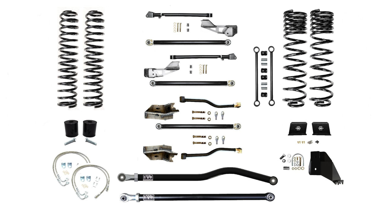 EVO MFG 2020-2024 Jeep Gladiator JT 4.5" GAS LONG ARM LIFT KIT SUSPENSION SYSTEMS