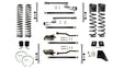 EVO MFG 2020-2024 Jeep Gladiator JT 6.5" GAS LONG ARM LIFT KIT SUSPENSION SYSTEMS