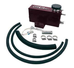 Wehrli twin turbo style fabricated aluminum coolant tank kit for 2001-2007 LB7/LLY/LBZ Duramax