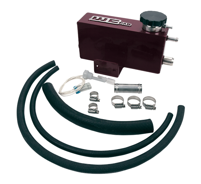 Wehrli twin turbo style fabricated aluminum coolant tank kit for 2001-2007 LB7/LLY/LBZ Duramax