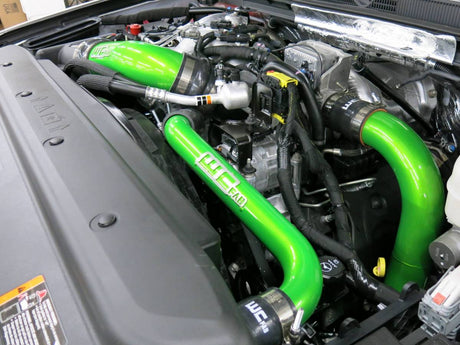 Wehrli 2017-2019 Chevy 6.6L L5P Duramax Upper Coolant Pipe - Sparkle Bomber Orange