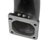 Wehrli 3.5 inch intake horn with CNC machined mounting flange for the 5.9L Cummins