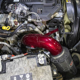 Wehrli 4 inch air intake kit with dry filter and Outerwears pre-filter cover for the 6.7L Cummins