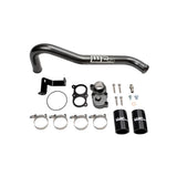 Wehrli 06-10 Duramax LBZ/LMM Thermostat Housing Kit - Flat Black