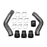 Wehrli 3.5 inch intercooler pipe kit for 2013-2018 6.7L Cummins in WCFab Grey