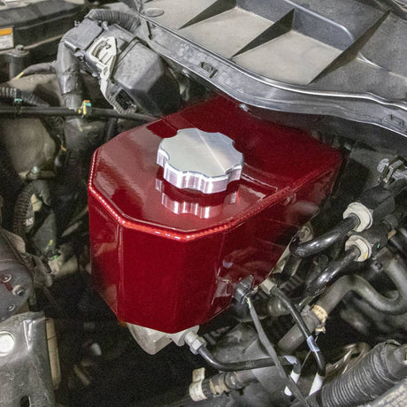 Wehrli 06-23 Cummins 5.9L/6.7L Brake Master Cylinder Reservoir Cover - Bengal Red