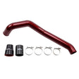 Wehrli 3 inch driver (hot) side intercooler pipe for 2004.5-2010 LLY/LBZ/LMM Duramax in WCFab Red