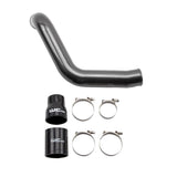 Wehrli 3 inch passenger (cold) side intercooler pipe for 2004.5-2005 LLY Duramax in WCFab Grey